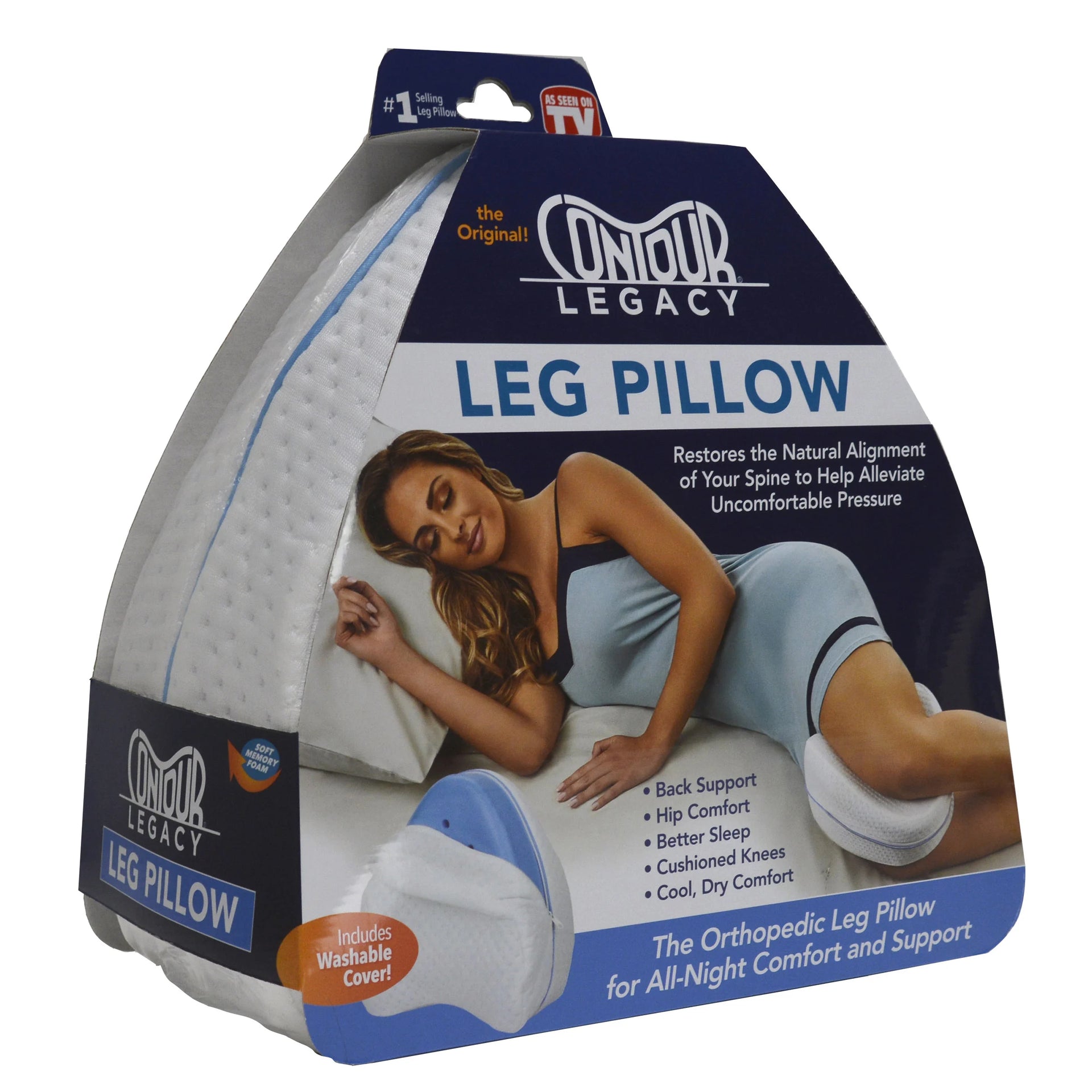 Memory Foam Contour Legacy Leg Pillow Precio Leg Pillow – Amesincpr